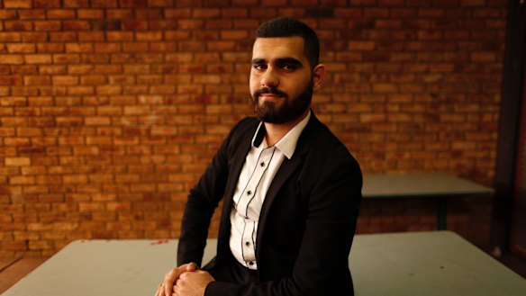 Zakariya Almaged, formerly of Basra in Iraq, officially became an Australian at a citizenship ceremony in Liverpool.