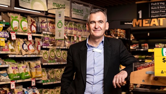 Woolworths CEO Brad Banducci said he "didn't want to overplay" the effect of the coronavirus.