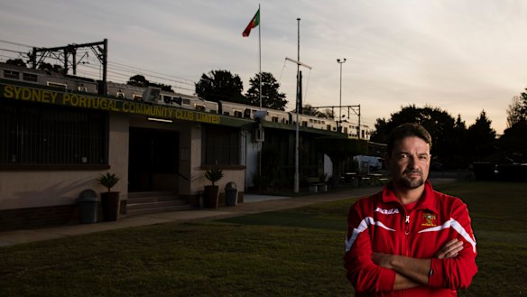 Rebuilding: Miguel Vairinhos is the new president of the Sydney Portugal Community Club and Fraser Park Football Club.