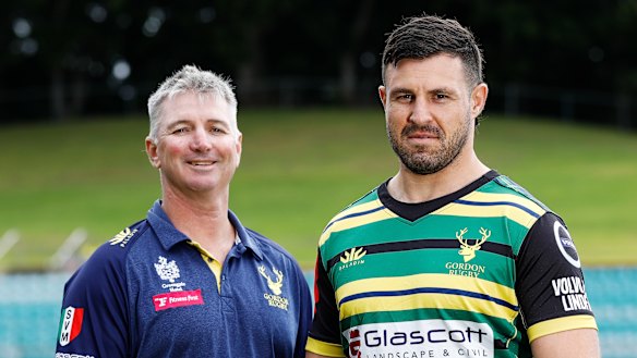 Darren Coleman (left) lifted Gordon from the wooden spoon to a Shute Shield title inside three years.