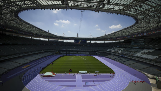 The Stade de France.