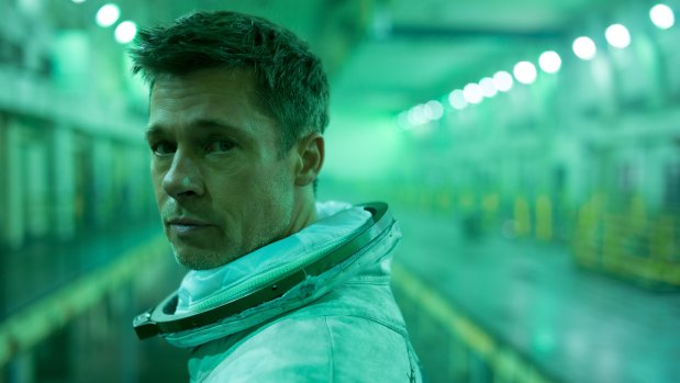 Brad Pitt has daddy issues as astronaut Roy McBride in the film Ad Astra.
