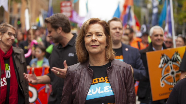 ACTU president Michelle O'Neil says 6 per cent is a "moderate" wage rise. 