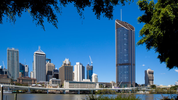 One William Street is Brisbane's tallest commercial skyscraper and home to 5000 public servants, politicians and ministerial staff.