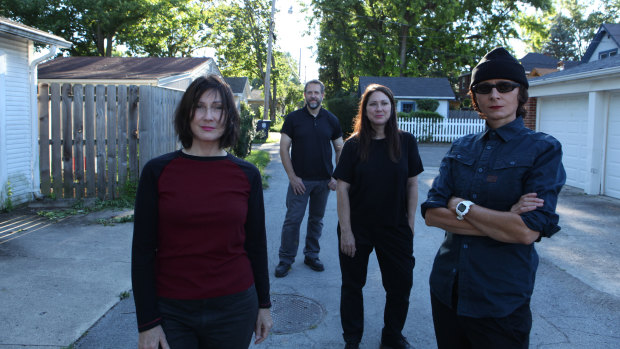 The Breeders are back with (from left) Kelley Deal, Jim Macpherson, Kim Deal and Josephine Wiggs starting their Australian tour this month.