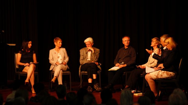 Jessica and Jan Edwards were on the discussion panel with euthanasia advocate Dr Rodney Symes and other health professionals. It was moderated by assisted dying advocate Andrew Denton.