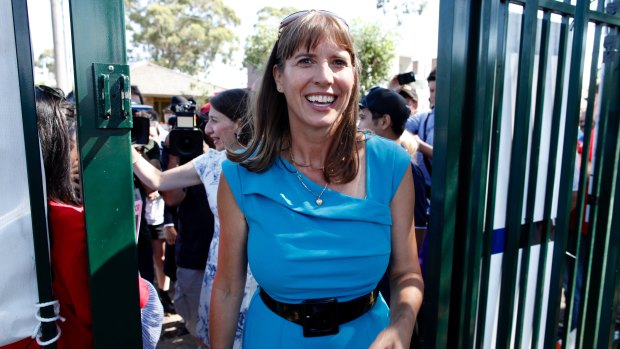 Winning smile: Wendy Lindsay has claimed victory in East Hills, taking the Coalition's tally to 48.