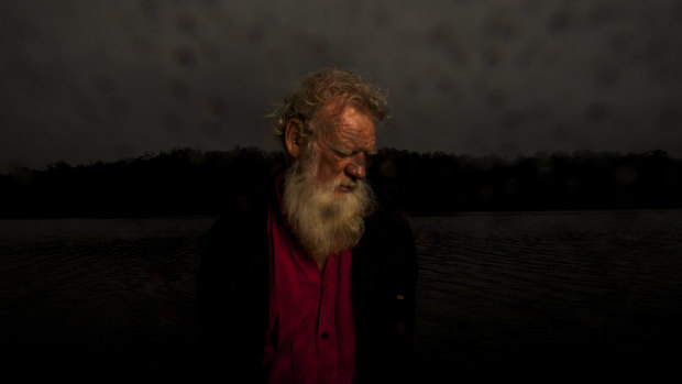 Bruce Pascoe at his property in Gipsy Point last week.