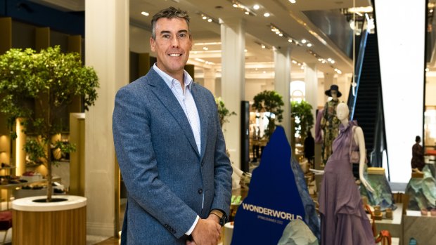 David Jones chief  Scott Fyfe: “We want to inspire experiences.”