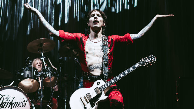 Justin Hawkins from UK band the Darkness.