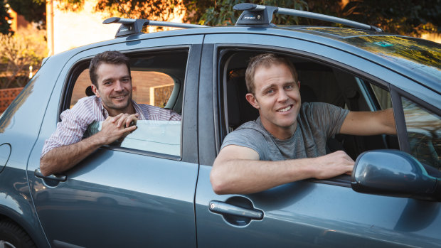 Car Next Door co-founders Will Davies and David Trumbull.