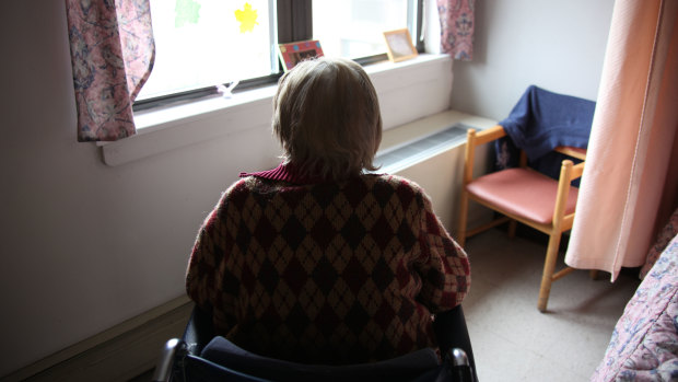 The royal commission has heard of the harrowing final days of an elderly woman's life (file image).