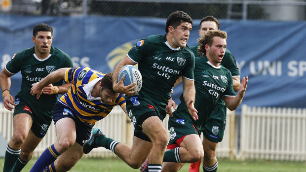 Randwick No.10 Ben Donaldson during last year’s Shute Shield.