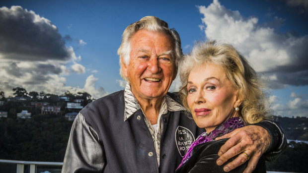 Blanche D'Alpuget and Bob Hawke together in 2013.