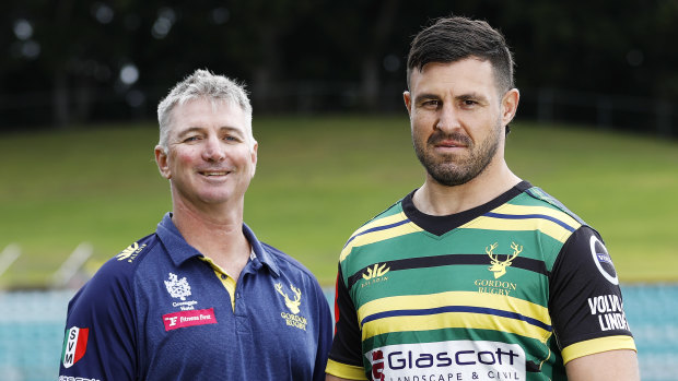 Darren Coleman (left) lifted Gordon from the wooden spoon to a Shute Shield title inside three years.