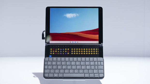 The Surface Neo, with its detachable keyboard.