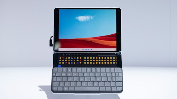 The Surface Neo, with its detachable keyboard.