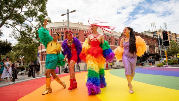 Sydney Lord Mayor Clover Moore believed the rainbow crossing could be a world-first.