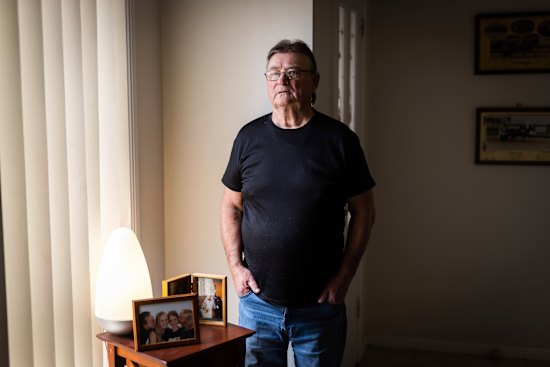 Hoppers Crossing resident Richard King has fallen behind on his rent making him at risk of losing his home. 