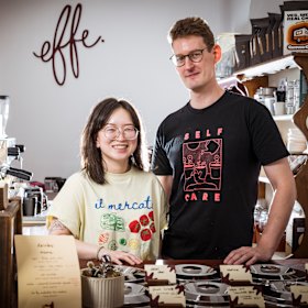 Effe co-owners Peggy Xu and Michael Dobson.