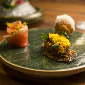 Victorian venison tartare.