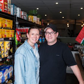 Kalahari owners Emma Nofal and Sean Nofal.