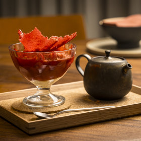 A summer strawberry dessert.