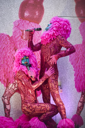 The Huxleys perform for the Metro Tunnel Project: “We got to ... create one of the gayest spectacles the city has seen in some time.''