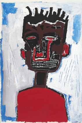 Jean-Michel Basquiat, Self portrait 1984; 
acrylic and oilstick on paper.