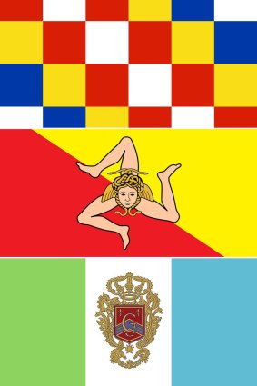 Flag facts and fiction. The flags of Antwerp, Sicily and Genovia.
