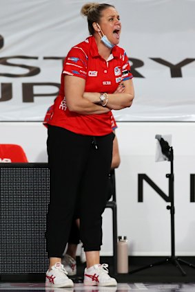 Swifts coach Briony Akle.