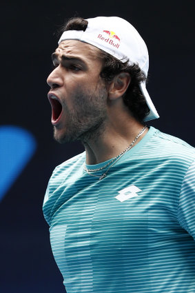 Big win: Matteo Berrettini.