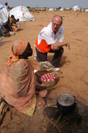 Mr Costello said his 2004 experience at a refugee camp in Dafur changed him.