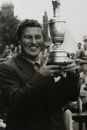 Heyday: Thomson lifts the Claret Jug.