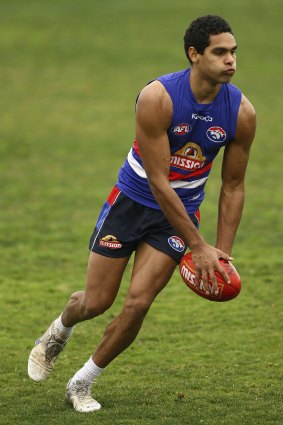 Brennan Stack played for the Western Bulldogs.