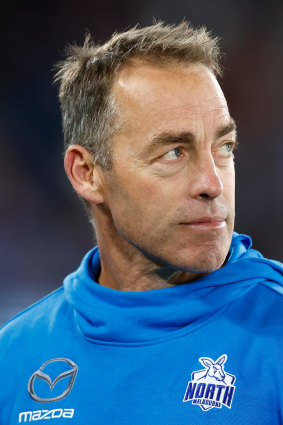 Alastair Clarkson’s new side, North Melbourne, lost to St Kilda on Sunday.