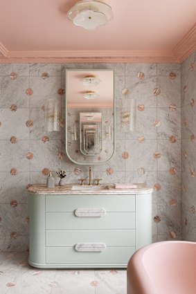 Interior designer Greg Natale says a plain white ceiling is a missed opportunity.