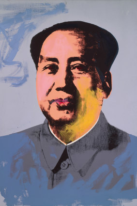 Andy Warhol, Mao 1972, acrylic and silkscreen ink on linen. 