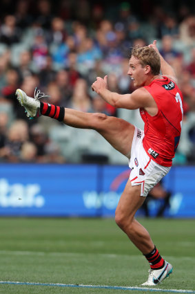 Darcy Parish in action during round five.