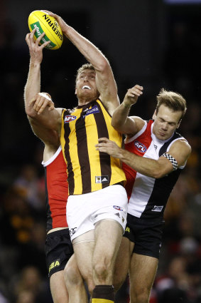 Ben McEvoy was strong in the air.