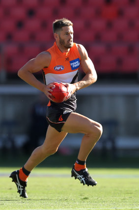Callan Ward was back in action for the Giants.