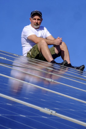 Craigieburn solar-adopter Ash Cooke.