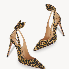 Nicky Hilton likes Aquazzura heels for evenings and events.