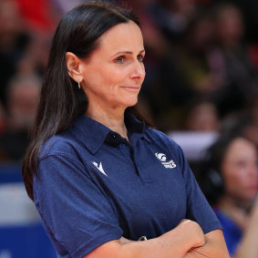 Opals coach Sandy Brondello is also the head coach of the New York Liberty in the WNBA.