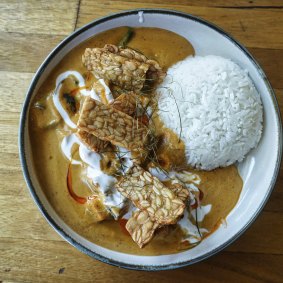 Penang curry at Sister of Soul.