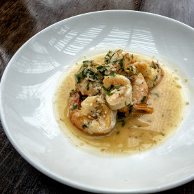 Atlantic's garlic prawns.