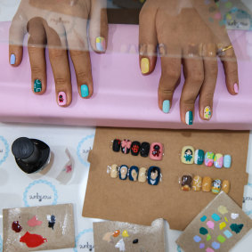 Squid Game manicure sets are available internationally from a Malaysian salon.