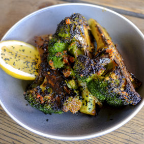 Chargrilled broccoli.