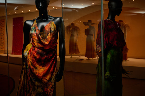 Lyn-Al Young’s ethereal silk designs, showing at Piinpi.