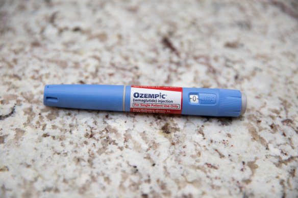 Ozempic is delivered in a patented pen-like device that lets users set their dosage.